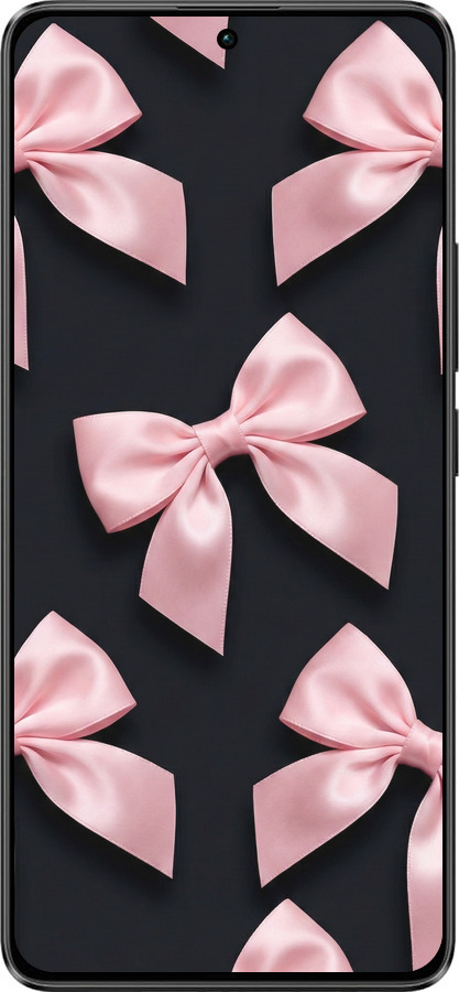 Силиконовый чехол Coquette Ribbons Dark Coquette для Xiaomi Redmi Note 13 Pro 5G - 6767u-3392 изображение 