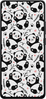TPU чехол Панды для Xiaomi Turbo 4 - 4318b-4013 изображение 