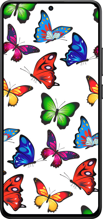 TPU чехол Красочные мотыльки для Xiaomi Turbo 4 - 4761b-4013 изображение 