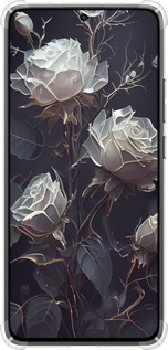 Силикон с усиленными углами чехол Розы 2 для Xiaomi Turbo 4 - 5550sp-4013 изображение 