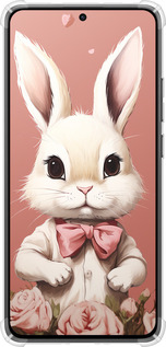 Силикон с усиленными углами чехол Зайчик для Xiaomi Turbo 4 - 5669sp-4013 изображение 