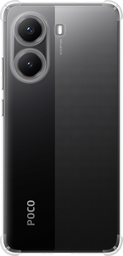Силикон с усиленными углами чехол Прозрачный для Xiaomi Turbo 4 - 5636sp-4013 изображение 