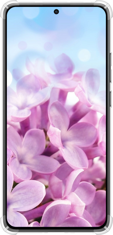 Силикон с усиленными углами чехол Сирень для Xiaomi Turbo 4 - 527sp-4013 изображение 