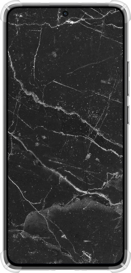 Силикон с усиленными углами чехол Черный мрамор v2 для Xiaomi Turbo 4 - 5568sp-4013 изображение 