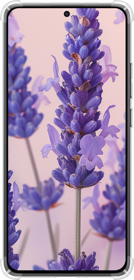 Силикон с усиленными углами чехол Лаванда для Xiaomi Turbo 4 - 6037sp-4013 изображение 