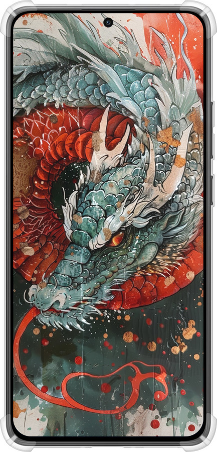 Силикон с усиленными углами чехол Стихия огня для Xiaomi Turbo 4 - 6101sp-4013 изображение 