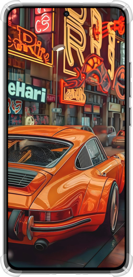 Силикон с усиленными углами чехол Порше для Xiaomi Turbo 4 - 6334sp-4013 изображение 