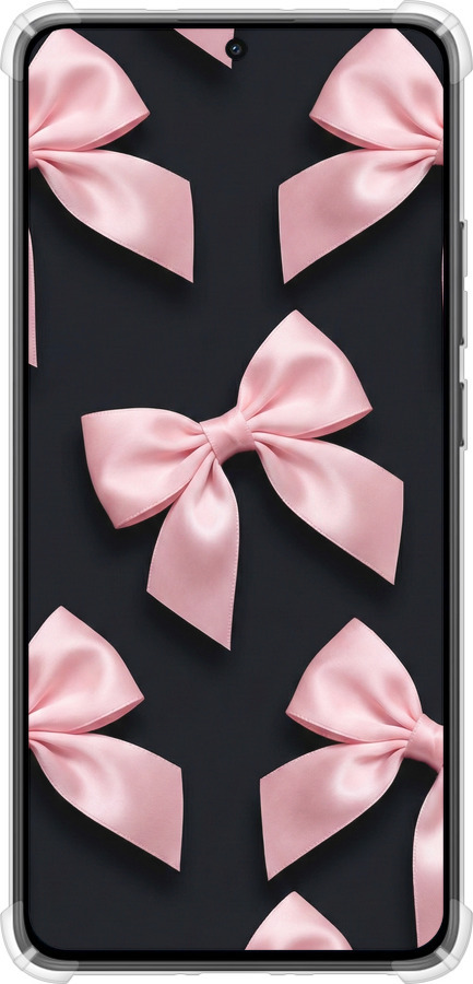 Силикон с усиленными углами чехол Coquette Ribbons Dark Coquette для Xiaomi Turbo 4 - 6767sp-4013 изображение 
