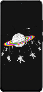 Силиконовый чехол Лунная карусель для Xiaomi POCO X7 PRO - 4136u-3907 изображение 