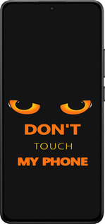 Силиконовый чехол Don't touch the phone для Xiaomi Turbo 4 - 4261u-4013 изображение 