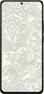 Силиконовый чехол Белое кружево для Xiaomi POCO X7 PRO - 4383u-3907 изображение 