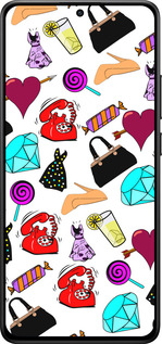 Силіконовий чехол stickers для Xiaomi Turbo 4 - 4757u-4013 изображение 