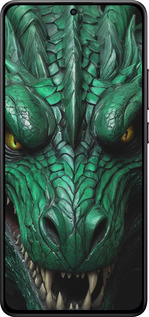 Силиконовый чехол Зелёный дракон v2 для Xiaomi POCO X7 PRO - 5817u-3907 изображение 