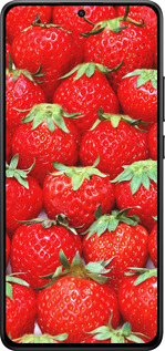 Силиконовый чехол Клубника для Xiaomi POCO X7 PRO - 6020u-3907 изображение 