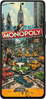 Силіконовий чехол Міський драйв Monopoly для Xiaomi Turbo 4 - 6088u-4013 изображение 