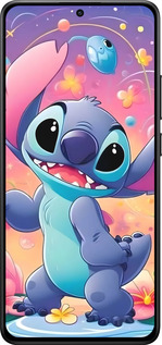 Силіконовий чехол Стич 2 для Xiaomi Turbo 4 - 6371u-4013 изображение 