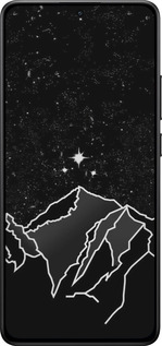 Силиконовый чехол Минималистический горный пейзаж для Xiaomi POCO X7 PRO - 6438u-3907 изображение 