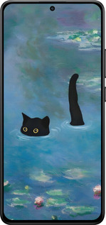 Силиконовый чехол С изображением кота и водяной лилии Monet для Xiaomi POCO X7 PRO - 6519u-3907 изображение 