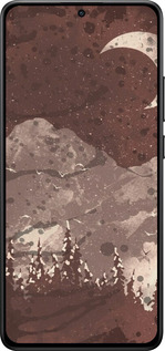 Силиконовый чехол С изображением лунного пейзажа в ночном лесу для Xiaomi POCO X7 PRO - 6546u-3907 изображение 