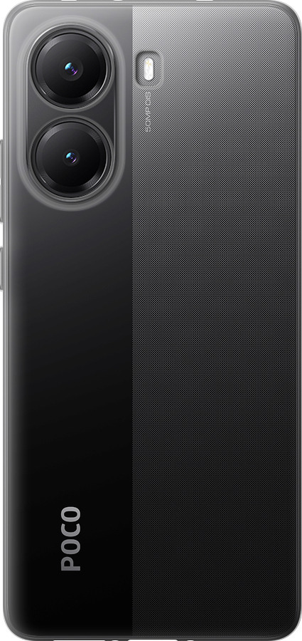 Силиконовый чехол Прозрачный для Xiaomi POCO X7 PRO - 5636u-3907 изображение 