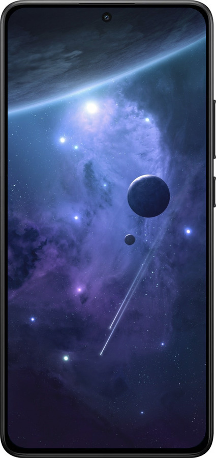 Силиконовый чехол Планеты в синем космосе для Xiaomi POCO X7 PRO - 171u-3907 изображение 