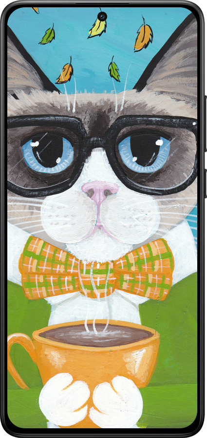 Силіконовий чехол Cat&Coffee для Xiaomi Turbo 4 - 4053u-4013 изображение 