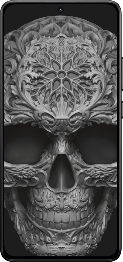 Силиконовый чехол skull-ornament для Xiaomi POCO X7 PRO - 4101u-3907 изображение 
