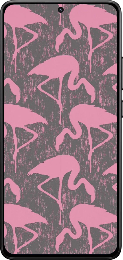 Силиконовый чехол Vintage-Flamingos для Xiaomi Turbo 4 - 4171u-4013 изображение 