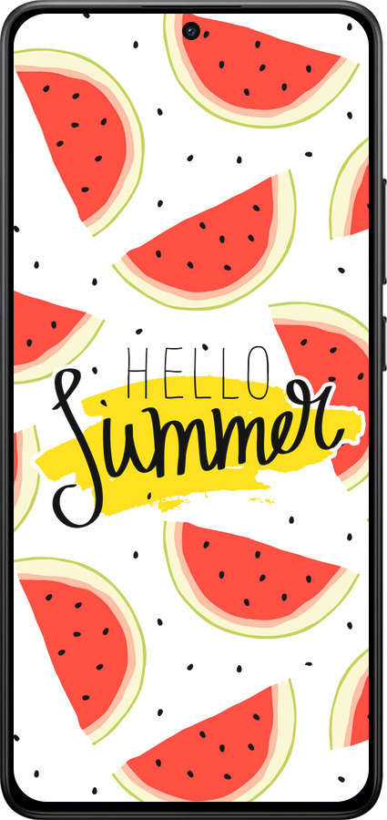 Силиконовый чехол Hello Summer для Xiaomi POCO X7 PRO - 4356u-3907 изображение 