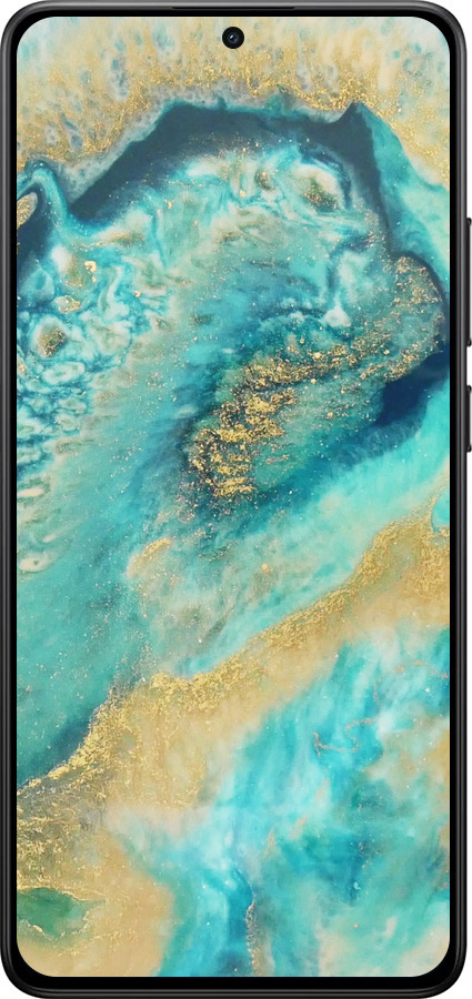 Силиконовый чехол Green marble для Xiaomi POCO X7 PRO - 4365u-3907 изображение 