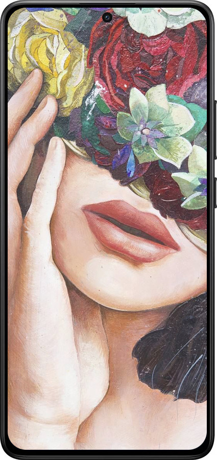 Силиконовый чехол Head Flower для Xiaomi POCO X7 PRO - 4460u-3907 изображение 