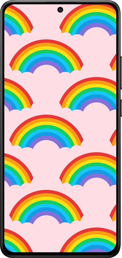 Силіконовий чехол Rainbows для Xiaomi Turbo 4 - 4478u-4013 изображение 
