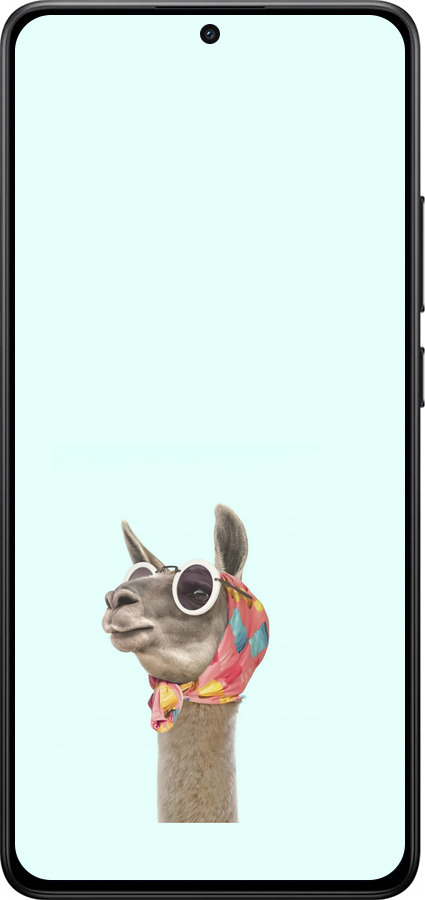 Силиконовый чехол Модная лама для Xiaomi POCO X7 PRO - 4479u-3907 изображение 