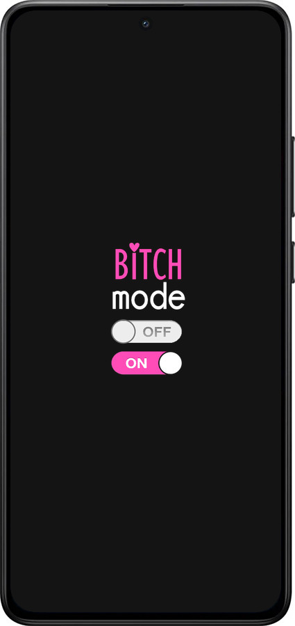 Силиконовый чехол Bitch mode для Xiaomi POCO X7 PRO - 4548u-3907 изображение 