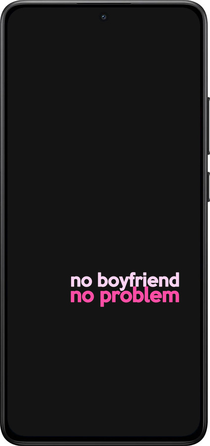 Силіконовий чехол no boyfriend no problem для Xiaomi Turbo 4 - 4549u-4013 изображение 