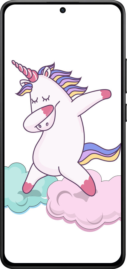 Силиконовый чехол Единорог для Xiaomi Turbo 4 - 4702u-4013 изображение 
