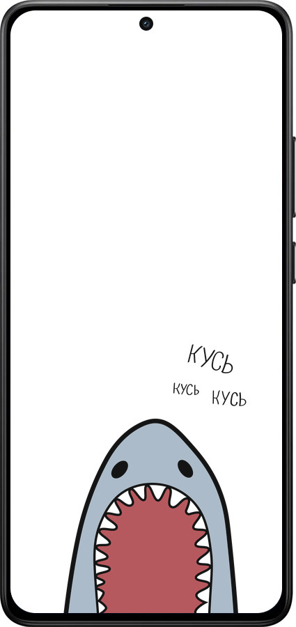 Силиконовый чехол Акула для Xiaomi POCO X7 PRO - 4870u-3907 изображение 