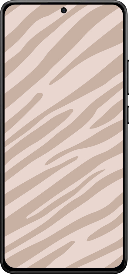 Силиконовый чехол Зебра беж для Xiaomi POCO X7 PRO - 4875u-3907 изображение 