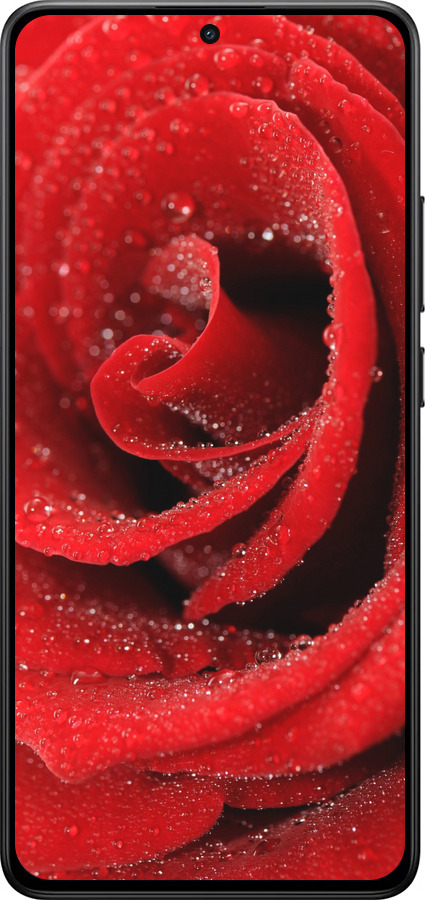 Силиконовый чехол Красная роза для Xiaomi POCO X7 PRO - 529u-3907 изображение 