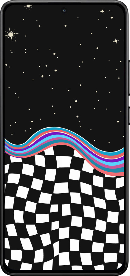 Силиконовый чехол Абстрактный космос для Xiaomi Turbo 4 - 5512u-4013 изображение 