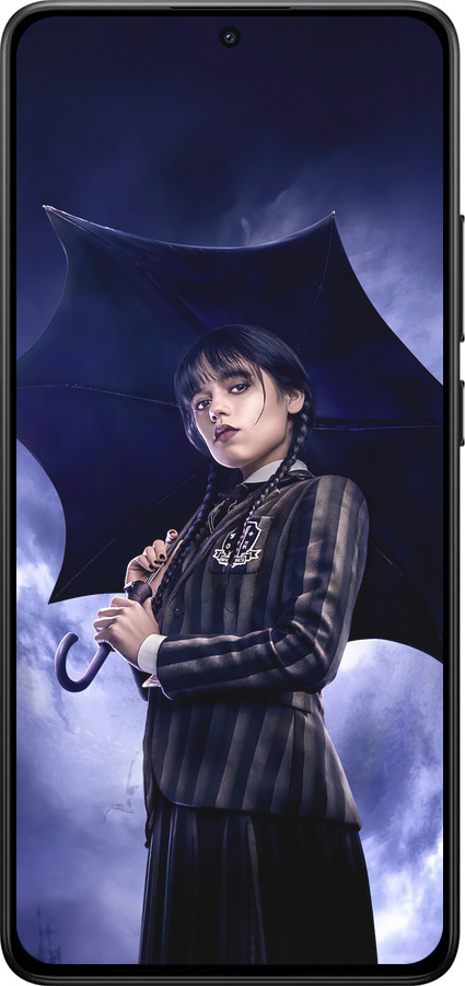 Силиконовый чехол Wednesday v2 для Xiaomi POCO X7 PRO - 5516u-3907 изображение 