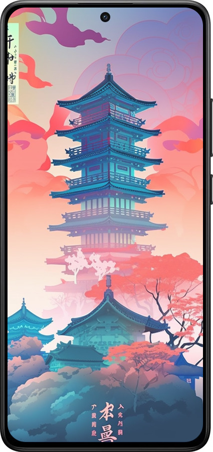 Силиконовый чехол Япония монастырь для Xiaomi Turbo 4 - 5590u-4013 изображение 