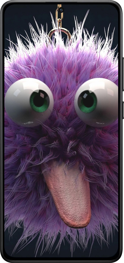 Силиконовый чехол Пушистик для Xiaomi POCO X7 PRO - 6017u-3907 изображение 