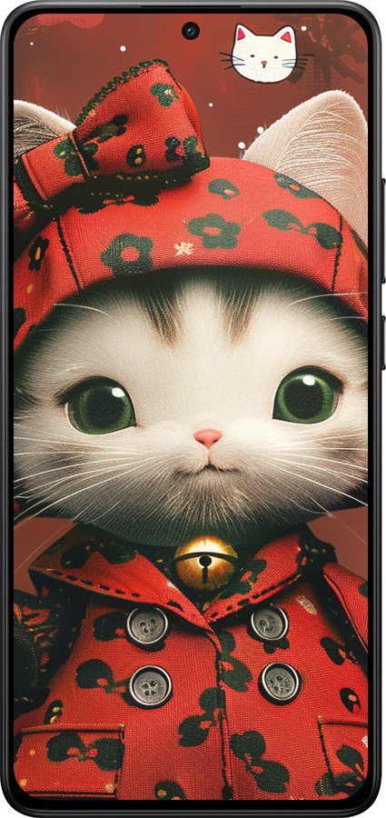 Силиконовый чехол Sweet Hello Kitty для Xiaomi Turbo 4 - 6035u-4013 изображение 