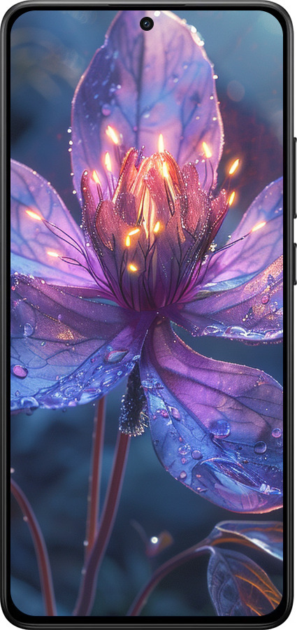 Силиконовый чехол Магический цветок для Xiaomi POCO X7 PRO - 6038u-3907 изображение 
