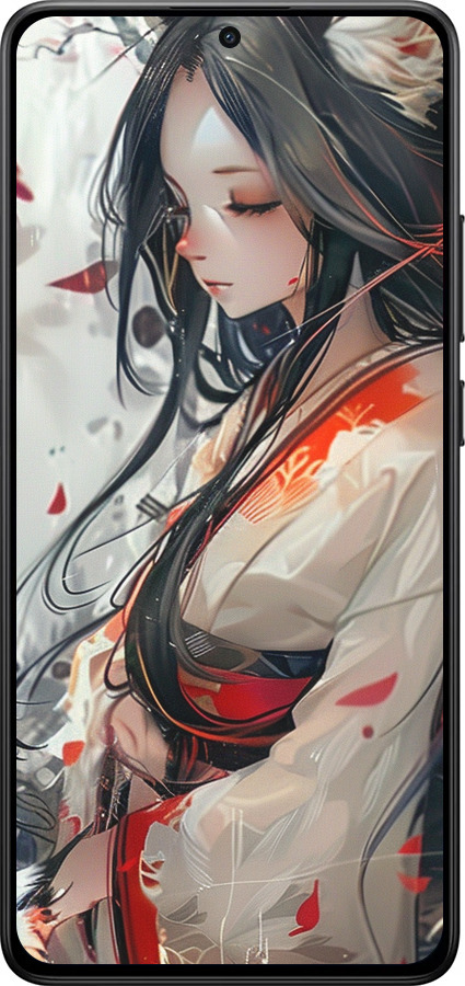 Силиконовый чехол Кицуне для Xiaomi POCO X7 PRO - 6073u-3907 изображение 