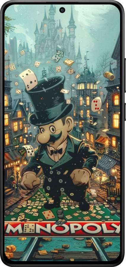Силиконовый чехол Сказочный Monopoly для Xiaomi Turbo 4 - 6086u-4013 изображение 