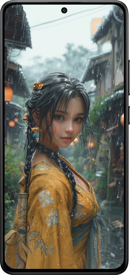 Силіконовий чехол Anime-girl для Xiaomi Turbo 4 - 6133u-4013 изображение 
