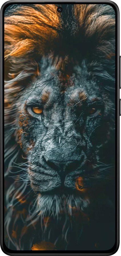 Силиконовый чехол Лев в сумерках для Xiaomi POCO X7 PRO - 6154u-3907 изображение 