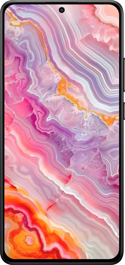 Силіконовий чехол Мрамор 2 для Xiaomi Turbo 4 - 6307u-4013 изображение 